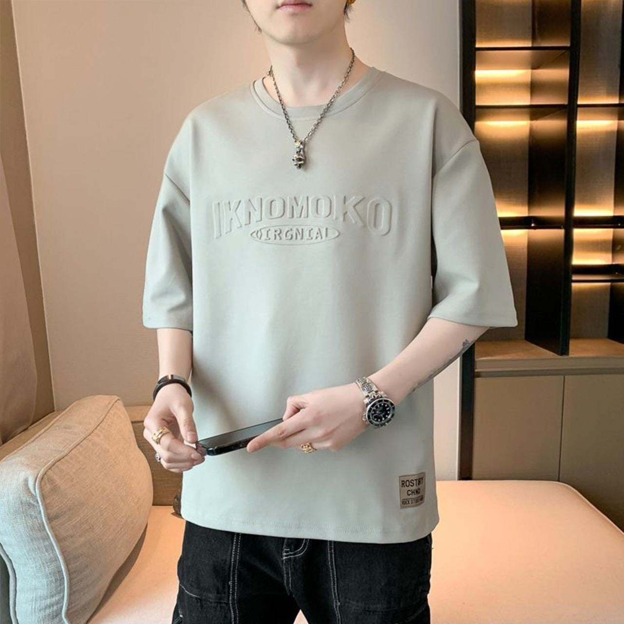 Latest Fashion Solid Hip Hop T-shirt for Men