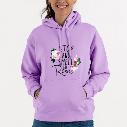 New Rose Printed Fashion Casual Full Sleeve Hoodies for Women