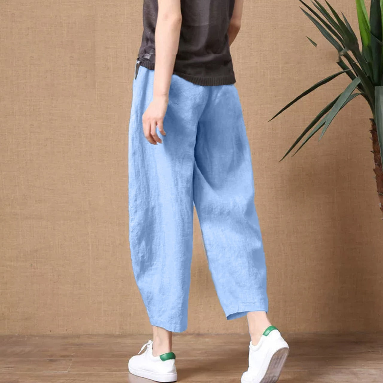 Solid Fashion New Wide Leg Party Outdoor Wear Pants for Women