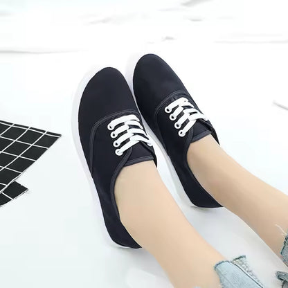 Office Autumn Fashion Solid Sneaker Shoes for Women