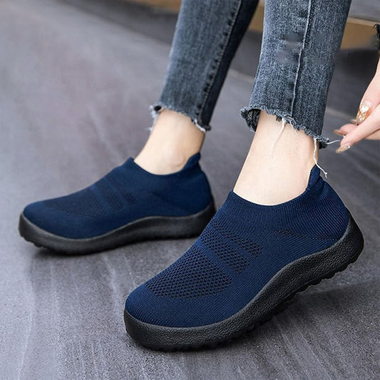 New Mesh Breathable Slip On Lightweight Travel Shoes for Women