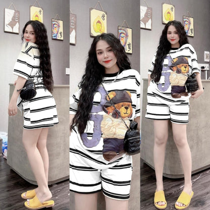 Printed Fashion T-shirt & Shorts for Women