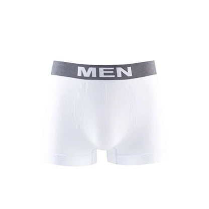 Thin Elastic Plain Solid Color Underwear Trunks for Men