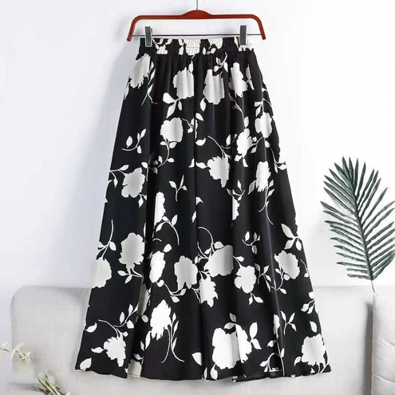 Retro Fashion Long A line Skirt for Women
