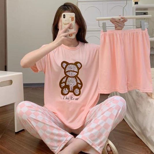 Printed Fashion Night Suit T-shirt & Pant for Women