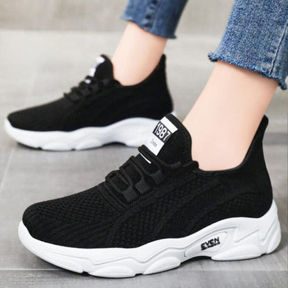 Lace Up Chunky Fashion Casual Sneaker Shoes for Women