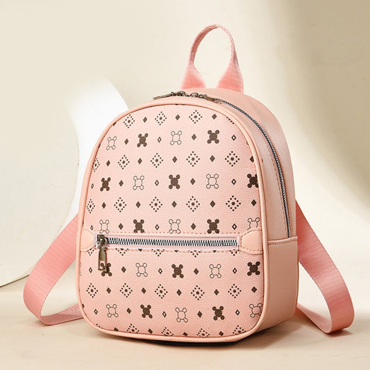 Printed Fashion Casual Backpack Bag for Women