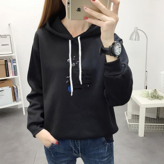 Latest Fashion Printed Casual Solid Color Hoodies for Women