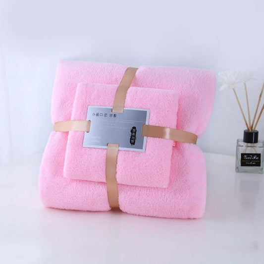 Solid Fashion Bathroom Microfiber Towels