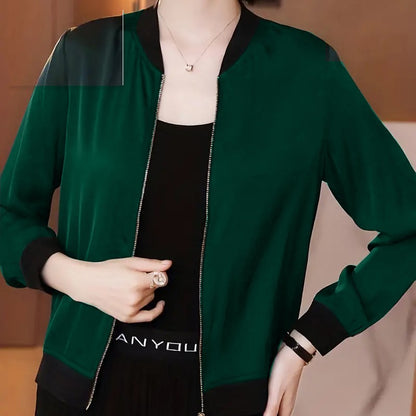 Latest Fashion Solid/Graphic Pattern Style 3/4 Sleeve Jacket for Women