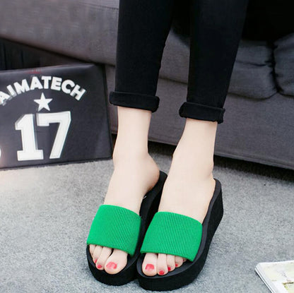 New Slip On Wedge Style Casual Slipper Sandals for Women