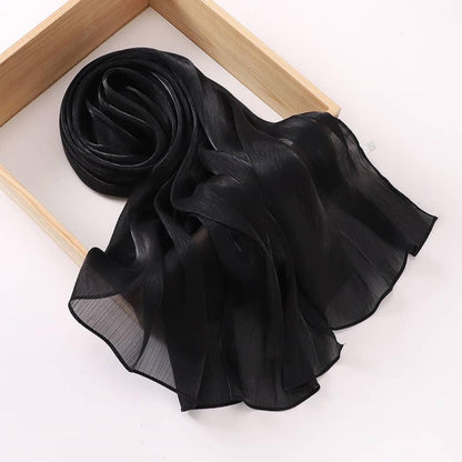 Breathable Solid Classic Hijab Scarf for Women