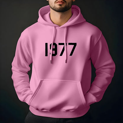 Latest Fashion 1977 Printed Full Sleeve Hoodies for Men