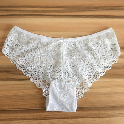 Solid Color Low Waist Cotton Sexy Lingerie Underwear for Girls