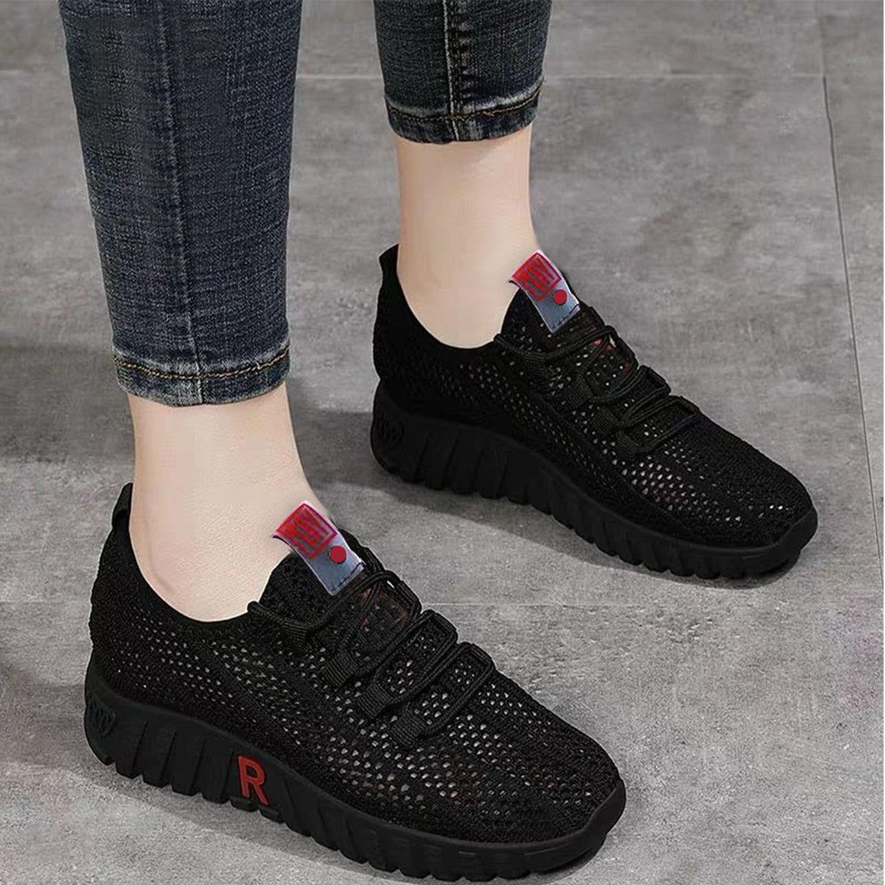 Women's Spring Style Casual Breathable Mesh Shoes