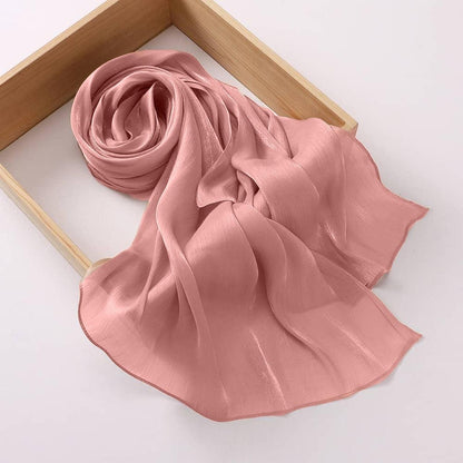 Breathable Solid Classic Hijab Scarf for Women
