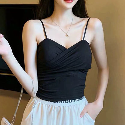 Latest Solid Fashion Sexy Crop Tank Top for Women