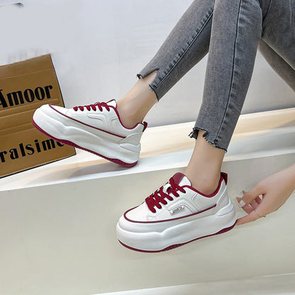 Thick Sole Casual Breathable Sole Color Design Shoes for Women