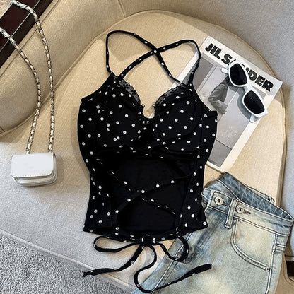 Latest Polka Dot Fashion Camisole Top for Women