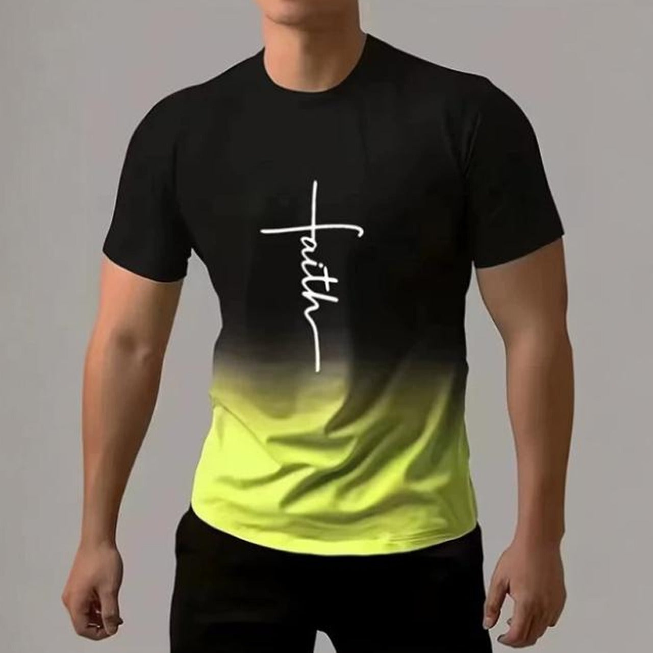 Printed Body Fit Fashion T-shirts for Men