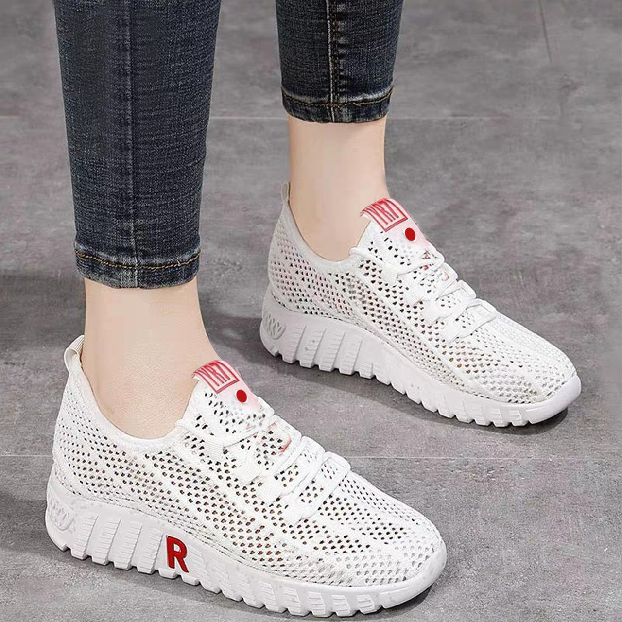 Women's Spring Style Casual Breathable Mesh Shoes