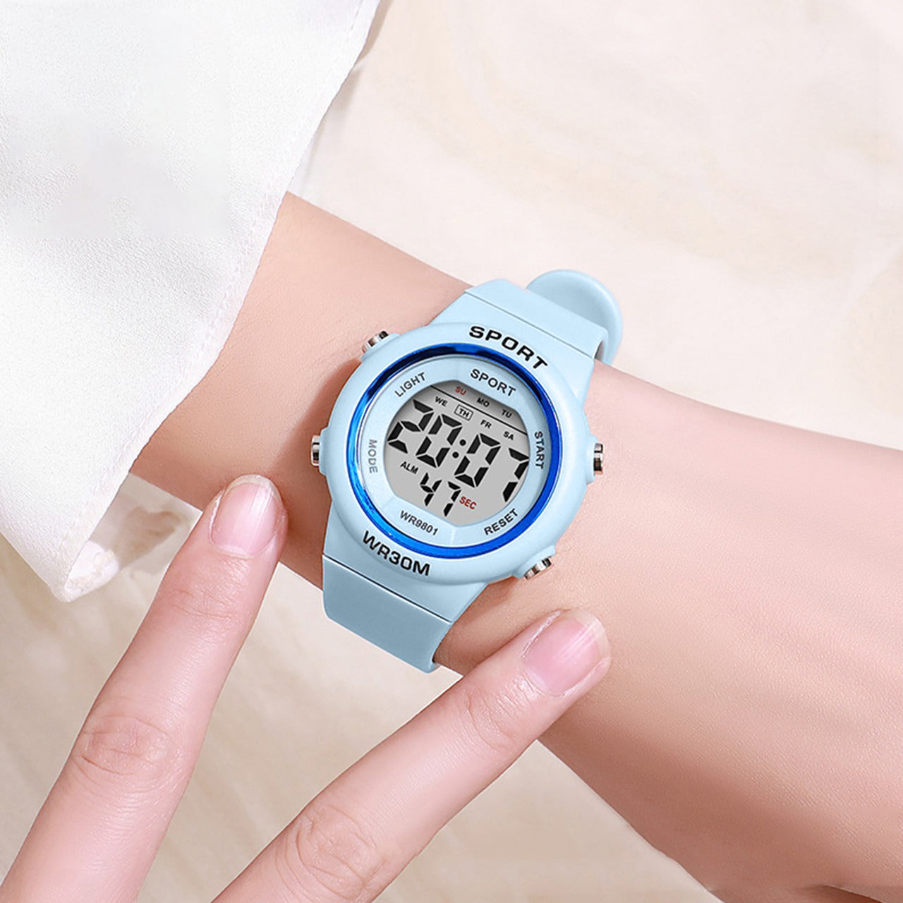 Vintage Style LED Display Digital Watch for Men & Women