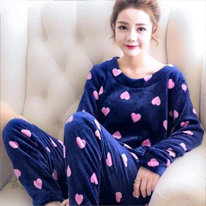 Love Decor Full Sleeve Pajama Set for Women