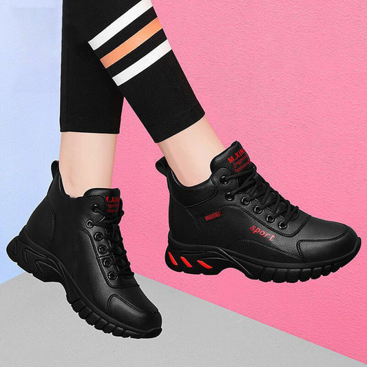 Latest Solid Casual Sports Anti Slip Fashion Thick Sole Shoes for Women