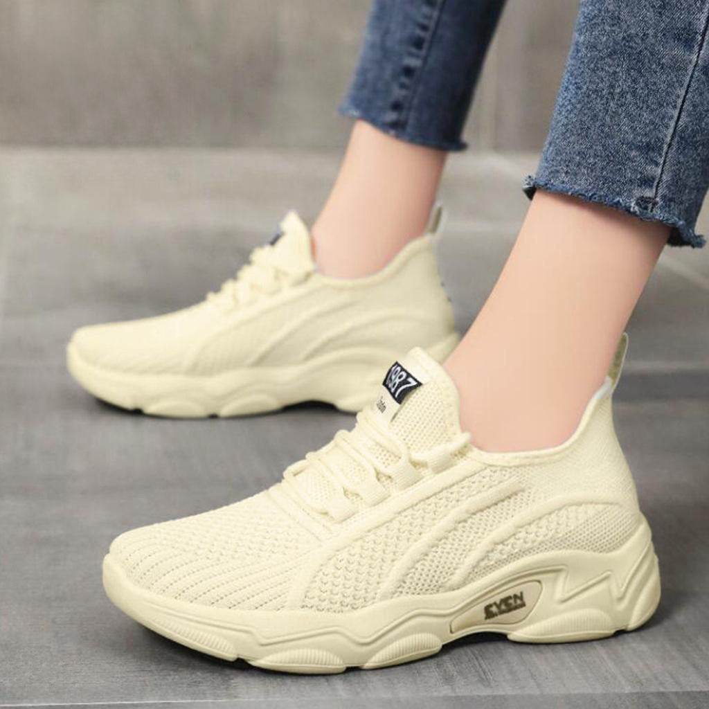 Lace Up Chunky Fashion Casual Sneaker Shoes for Women