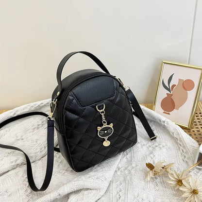 Designer Shoulder Casual Backpack Chain Bag for Women